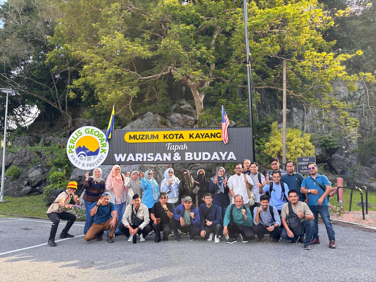 Mahasiswa Universiti Muhammadiyah Malaysia Mengunjungi Muzium Kota Kayang