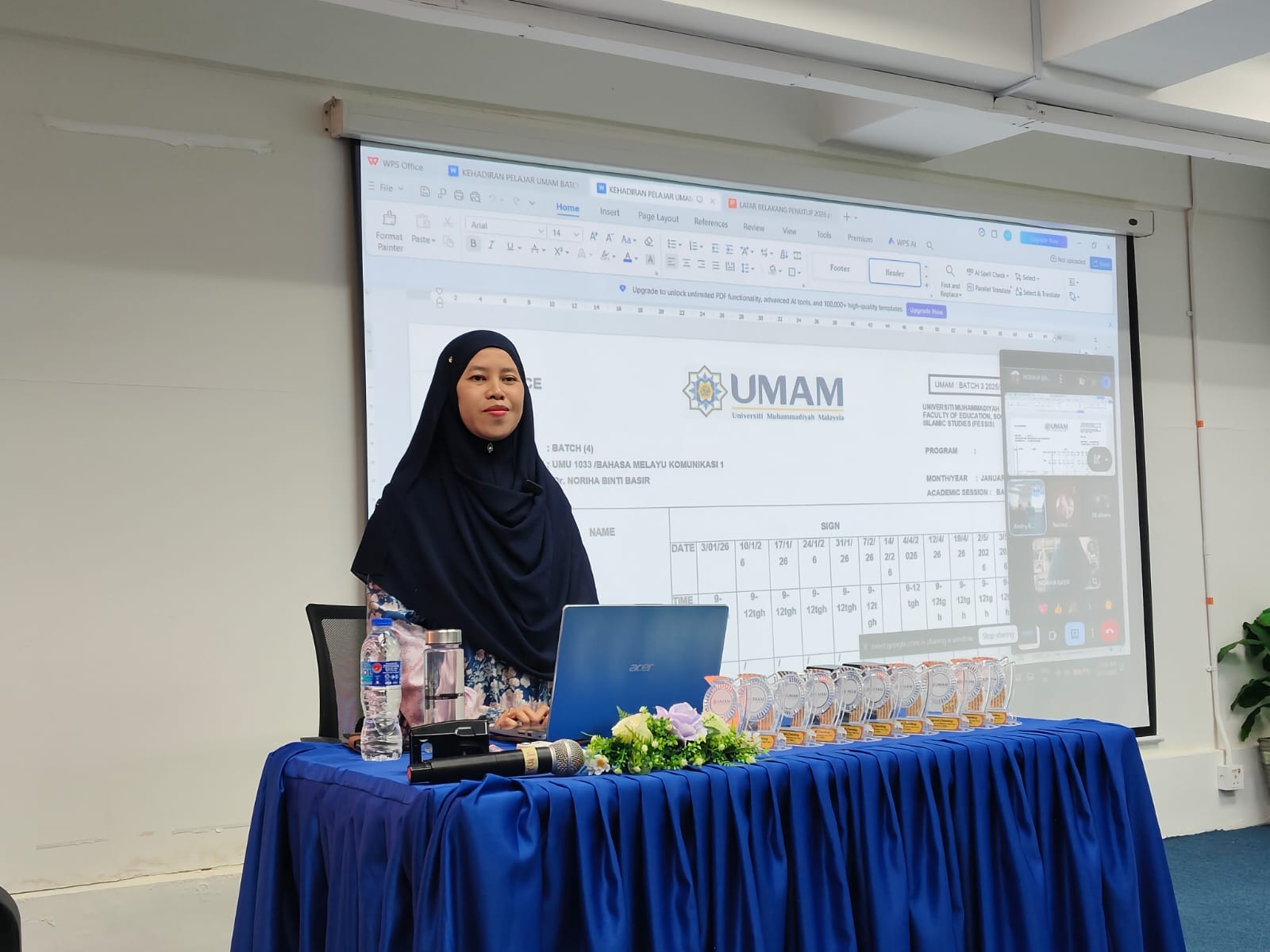 Perkuliahan Bahasa Melayu Komunikasi di UMAM Dorong Keaktifan Mahasiswa